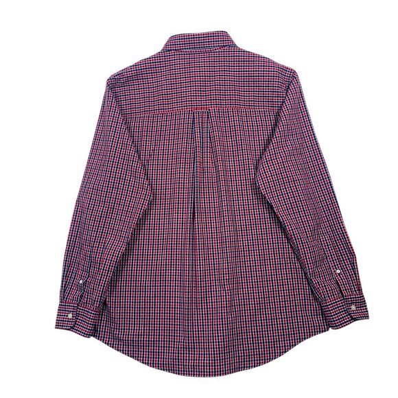 100% Cotton Long Sleeve Dress check Shirts for Men Size large  CHAPS - Picture 10 of 15